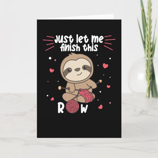 Cartão Knits De Lama Para Cada Knit E Amigo De Crochet (Frente)