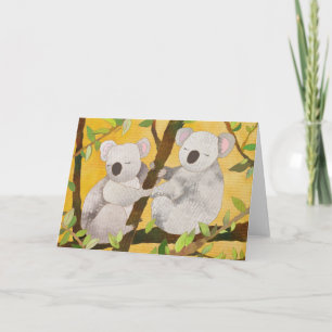 Cartão Koala Bears Blank Card
