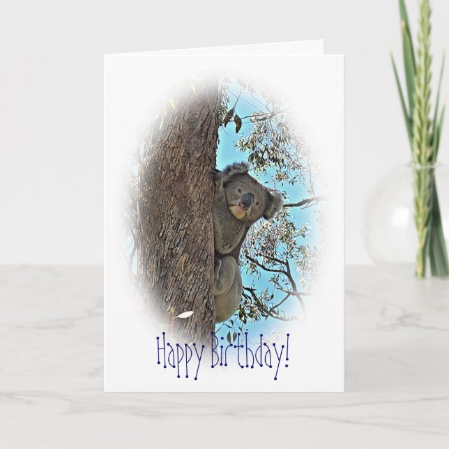 Cartão Koala Birthday Card (Frente)