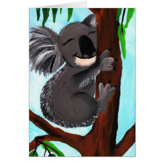 Cartão Koala bonito