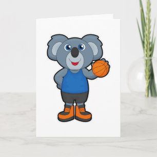 Cartão Koala como jogador de basquetebol