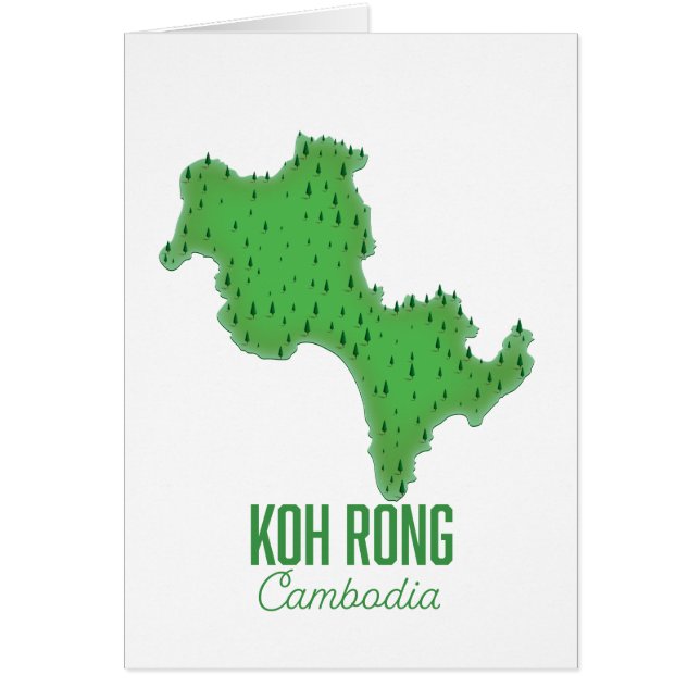 Cartão Koh Rong Camboja (Frente)