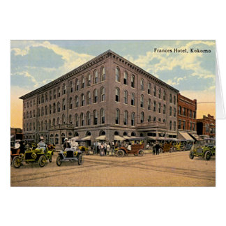 Cartão Kokomo, hotel 1910 de Indiana Frances