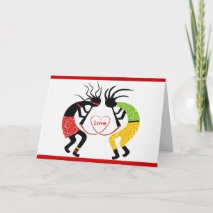 Cartão Kokopelli Love Greeting Cards