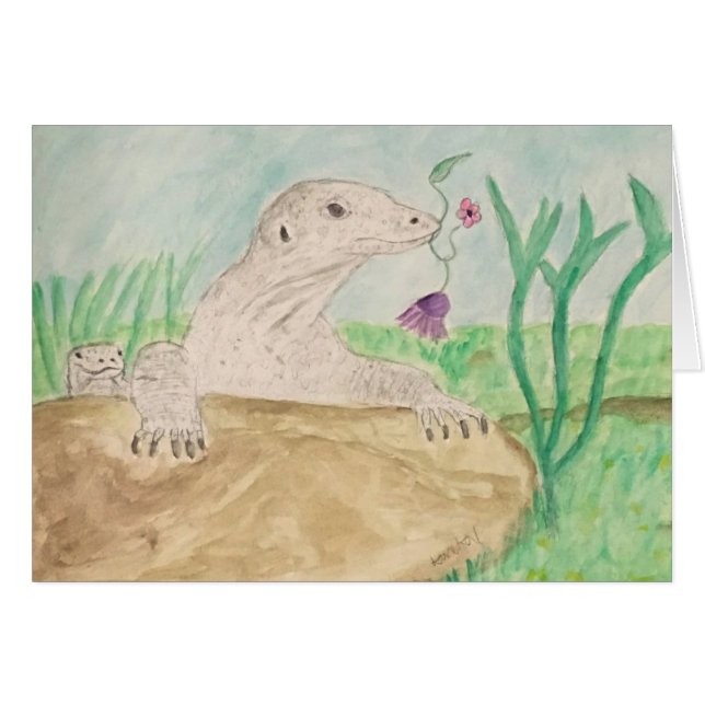 Cartão komodos (Frente Horizontal)