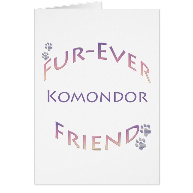 Cartão Komondor Fuere (Frente)