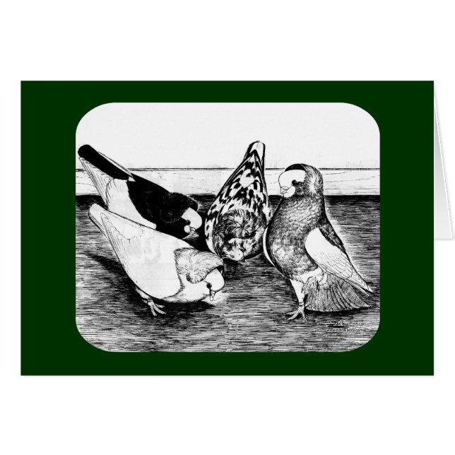 Cartão Komorner Tumbler Quartet (Frente horizontal)