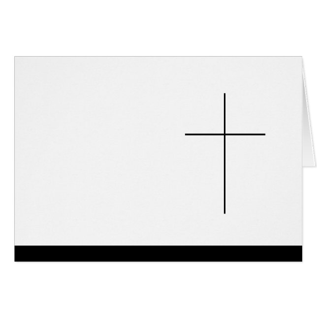 Cartão Kondolenzkarte (Frente Horizontal)