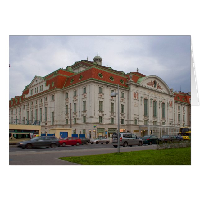 Cartão Konzerthaus, Viena Áustria (Frente Horizontal)