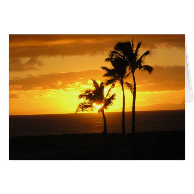 Cartão Ko'olina Beach, Oahu Hawaii (Frente horizontal)