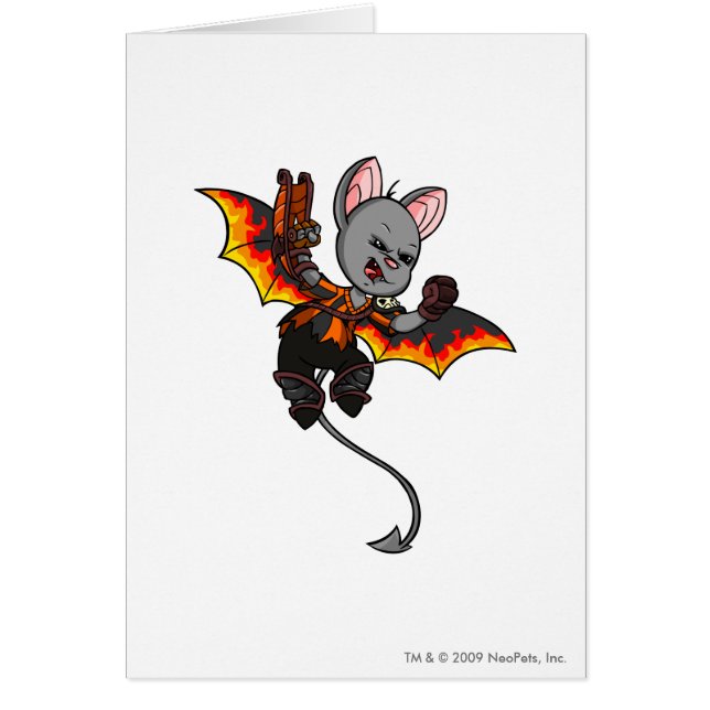 Cartão Korbat assombrou o jogador das madeiras (Frente)