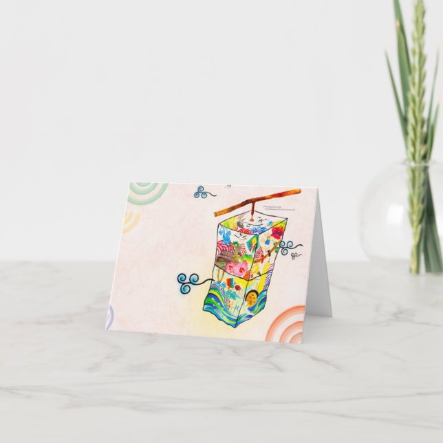 Cartão Korean art and culture (Frente)