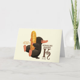 Cartão Kowalski Bakery - Niffler With Bread