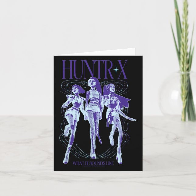 Cartão Kp Demon Hunters Halloween Huntrix What It Sounds  (Frente)