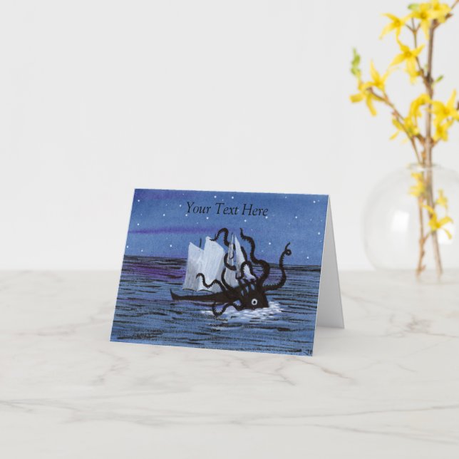 Cartão Kraken (Flor Amarela)