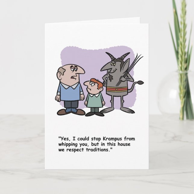 Cartão Krampus (Frente)