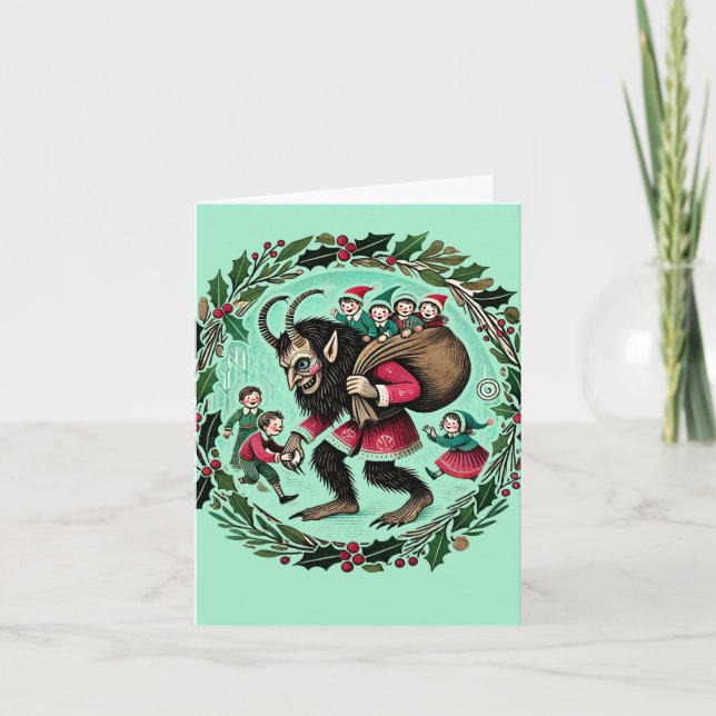 Cartão Krampus Christmas (Frente)