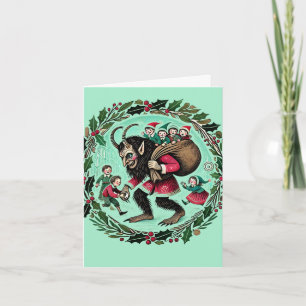 Cartão Krampus Christmas