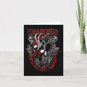 Cartão Krampus Feliz Natal Natal Natal Horror Xm