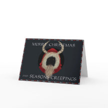 Krampus Horror Christmas Card