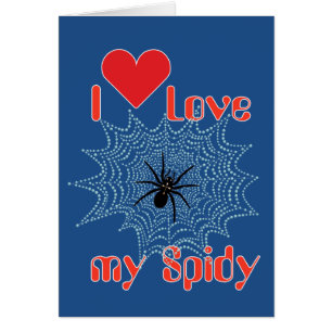 Cartão Kreuzspinne im Netz