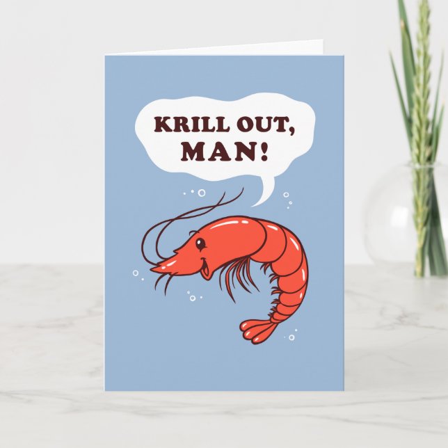 Cartão Krill Out Man (Frente)