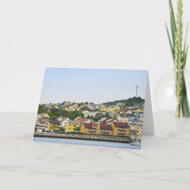 Cartão Kristiansund Noruega (Frente)