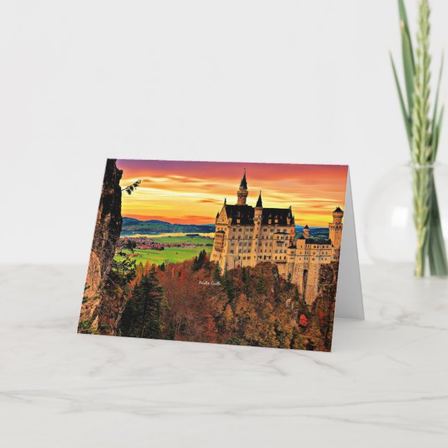 Cartão Kristin Castle, Luxembourg (Frente)