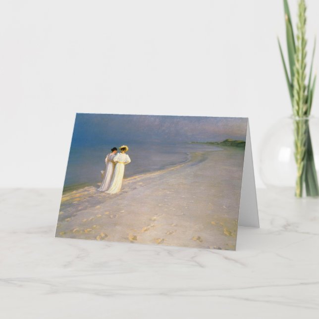 Cartão Kroyer's Skagen Beach Mother's Day (Frente)