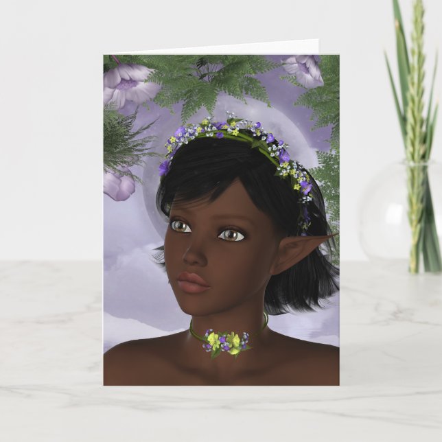 Cartão KRW Floral Fairy Fantasy (Frente)