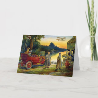 Cartão KRW Vintage Automóvel 1910