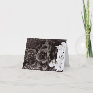 Cartão Krys Design With Sympathy Notecard