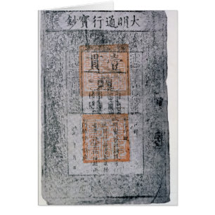 Cartão Kublai Khan, imperador de China