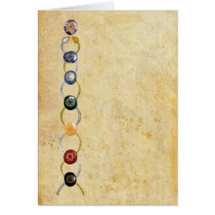 Cartão Kundalini Chakras