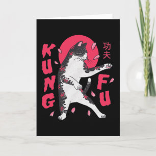 Cartão Kung Fu Cat