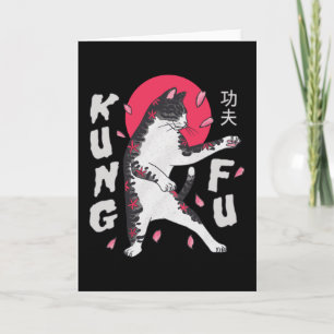 Cartão Kung Fu Cat