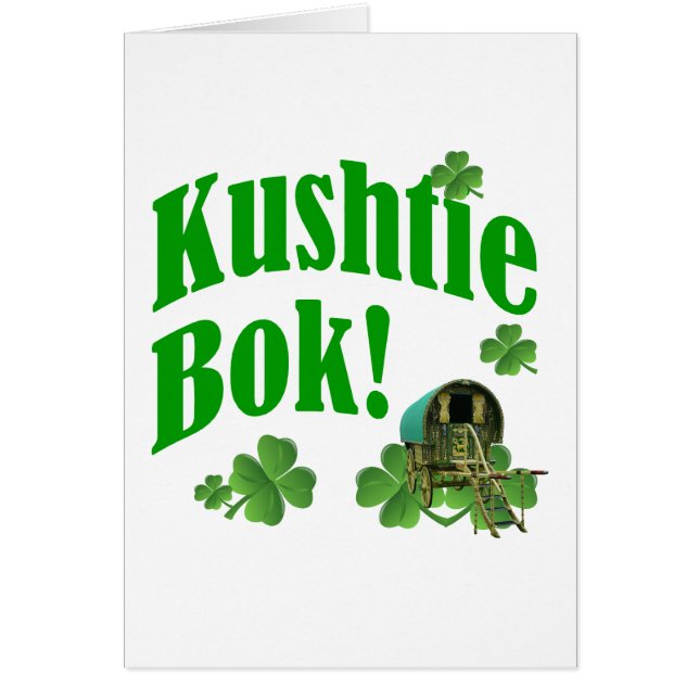 Cartão Kushtie Bok! (Frente)