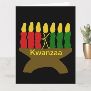 Cartão Kwanzaa Kinara