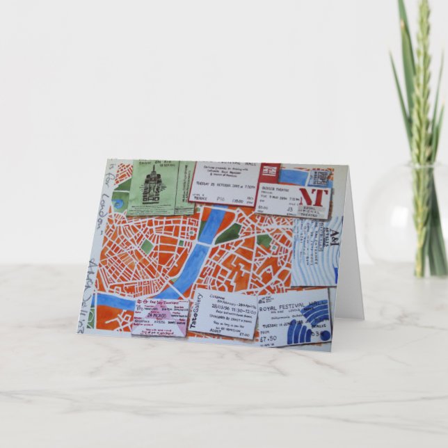 Cartão "L" is for London Greeting Card (Frente)