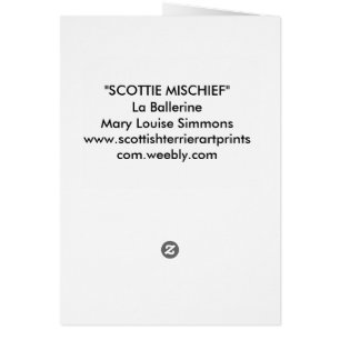 CARTÃO LA BALLERINE