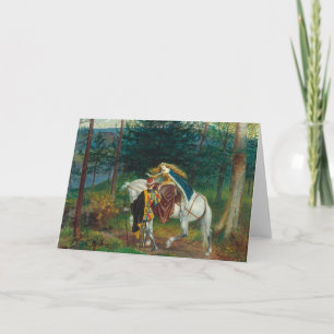 Cartão La Belle Dame Sans Merci   Walter Crane