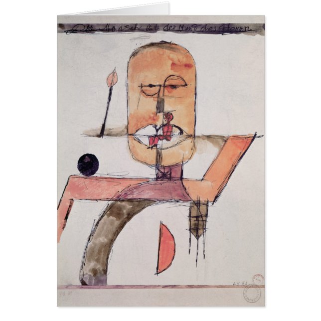 Cartão La Bouche du Seigneur de L'Homme est (Frente)