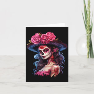 Cartão La Catrina Dia De Los Muertos Dia Mexicano Dos Mor