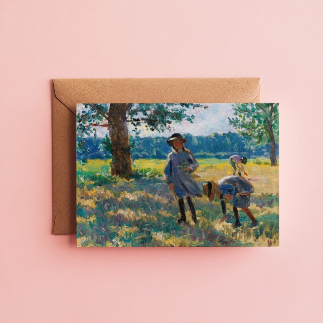 Cartão La Cueillette des Fleurs | Henri Lebasque (Criador carregado)