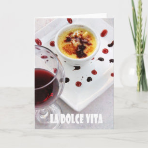 Cartão la dolce vita greeting card