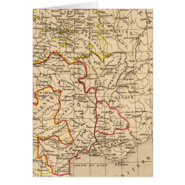 Cartão La France 1380 a 1422 (Frente)