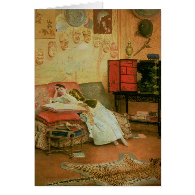 Cartão La Liseuse (Frente)