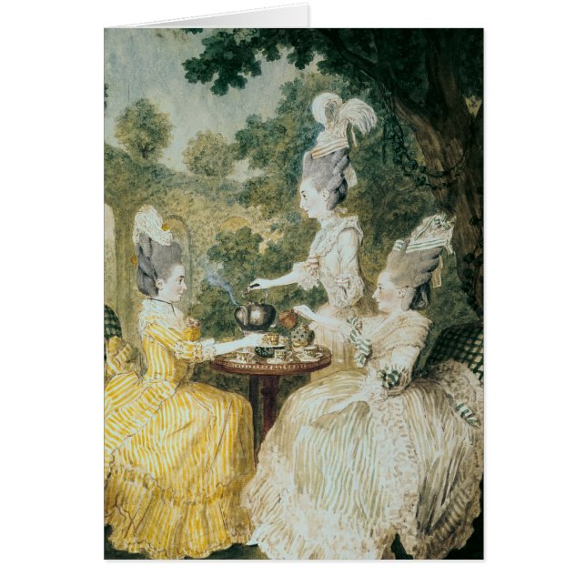 Cartão La Marquise de Montesson (Frente)