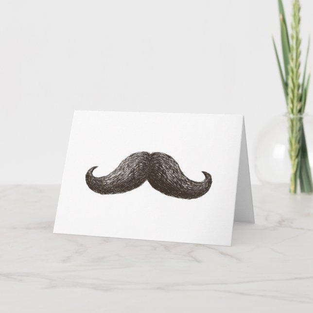 Cartão La Mustache (Horizontal) (Frente)