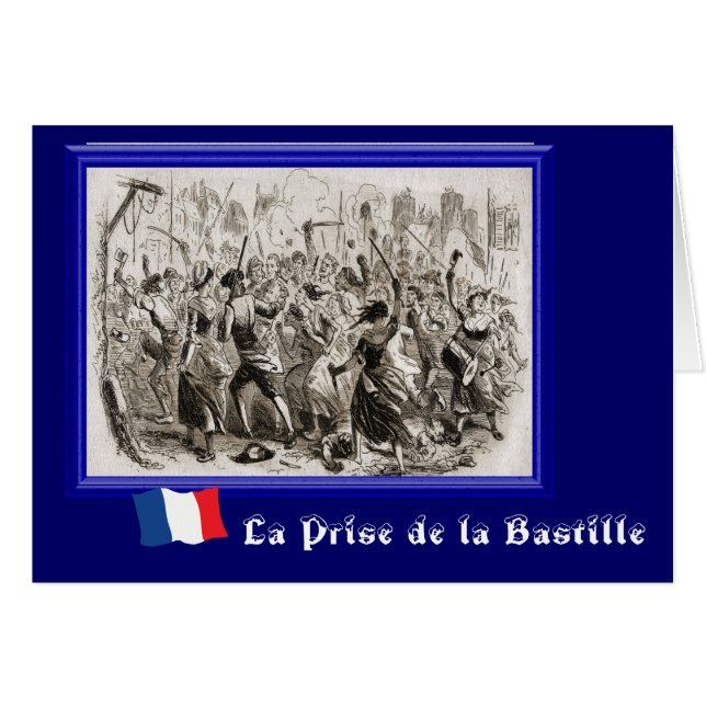 Cartão La Prize de la Bastille (Frente Horizontal)